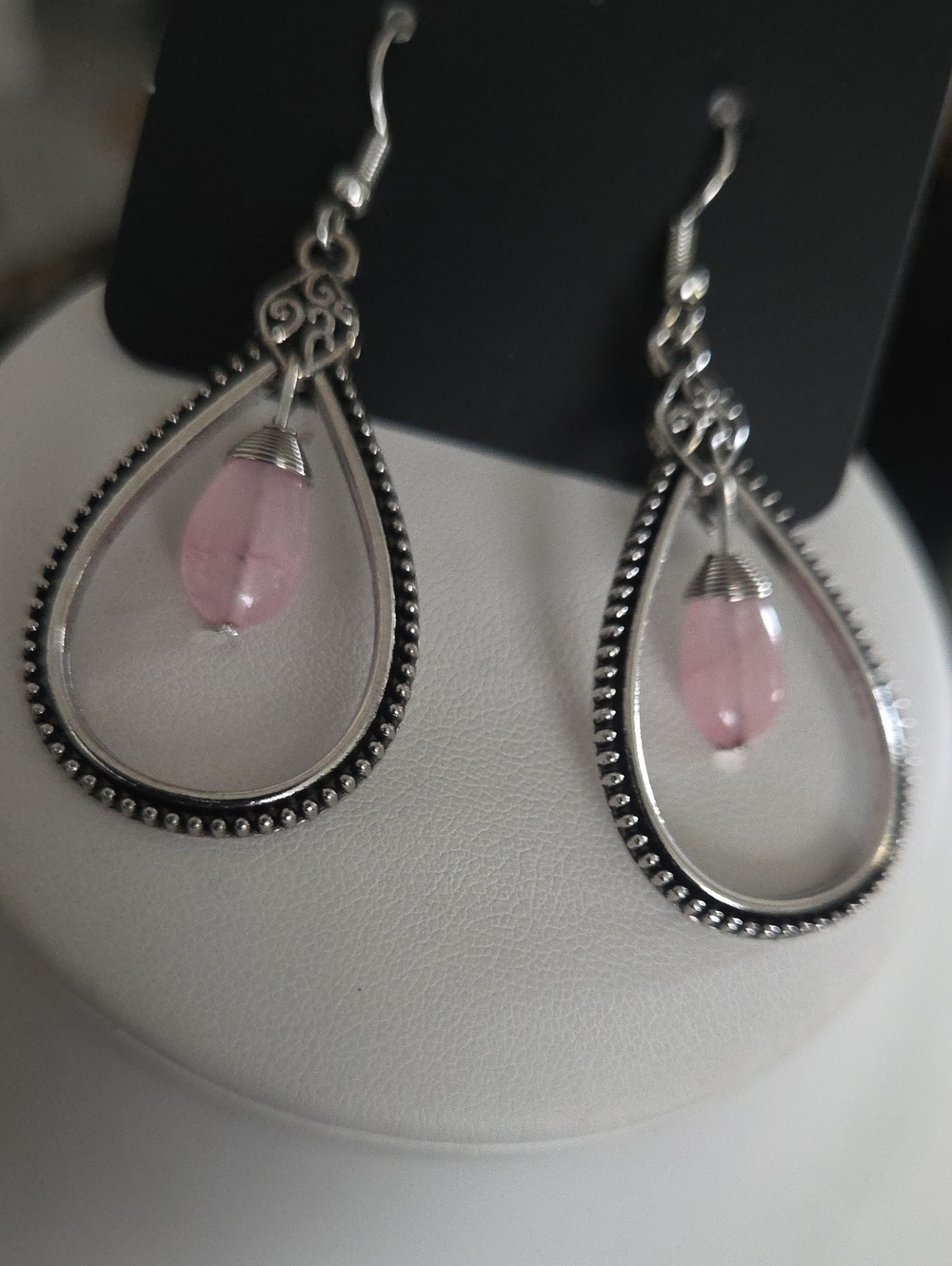 I Will Believe It Zen I See It Pink Earrings NWT